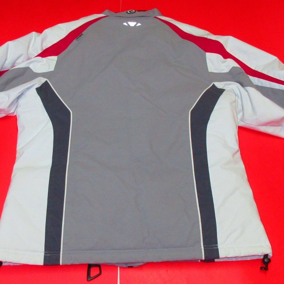 Ski-doo BRP Bombardier Jacket Style Women's Gray/White/Red Size M - Picture 6 of 6